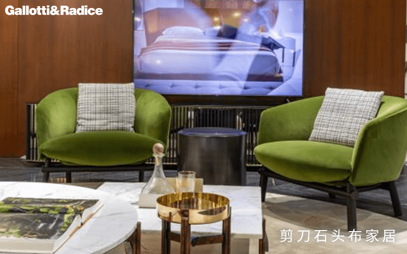 意大利品牌家具，Gallotti&Radice的轻奢风可不只有玻璃这么简单