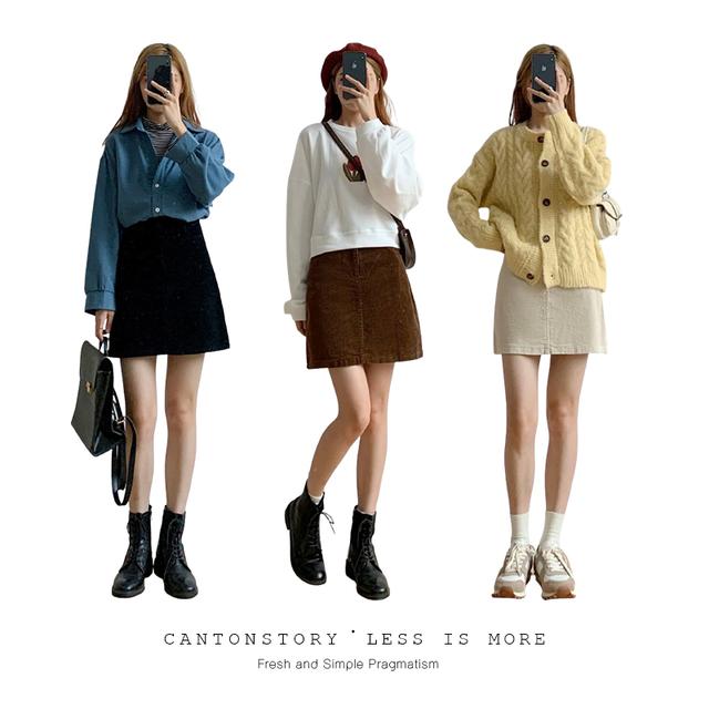 冬季短裙搭配什么上衣好看冬季短裙穿搭女高级感