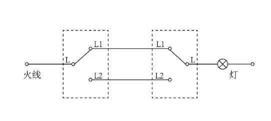 双控开关接线图讲解