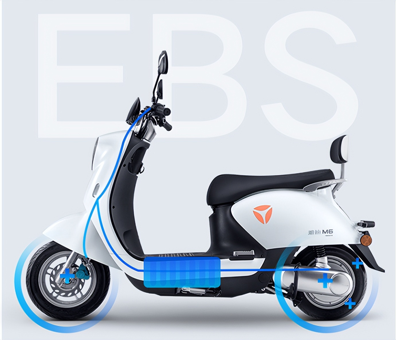 第1款:雅迪冠能m6领跑版