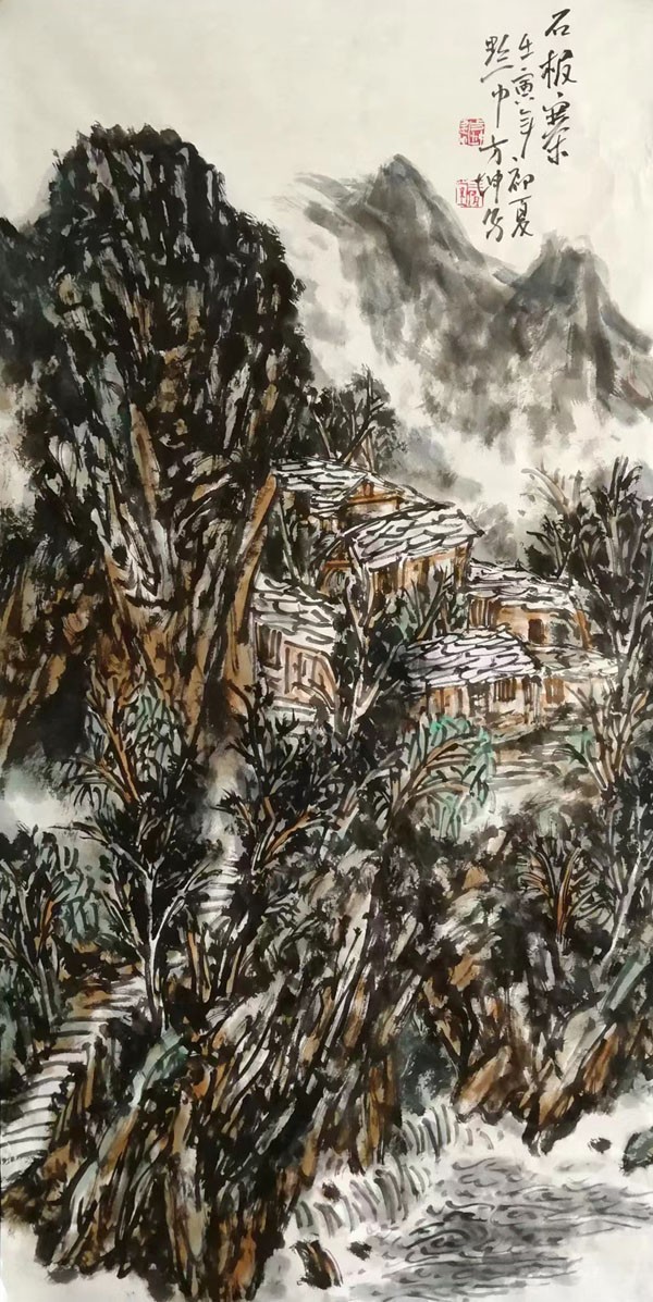 大气雄浑 随意率真——实力派著名画家方坤作品欣赏