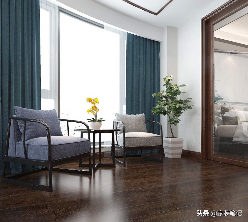 中式装修的“天花板”来了，客厅挂字画，让空间显得高级又很舒适