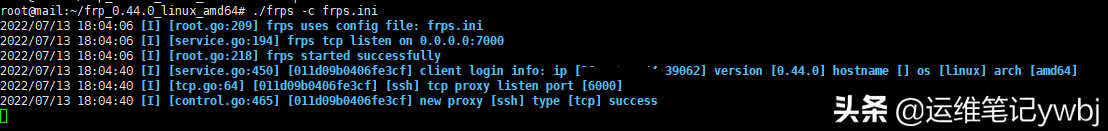 Linux搭建frp服务，实现内网穿透服务，实现外网到内网的在线访问