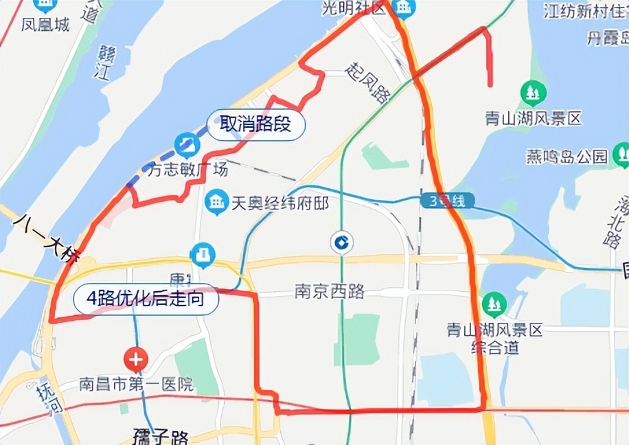 好消息！3路、4路公交车可直达省人民医院爱国路院区啦