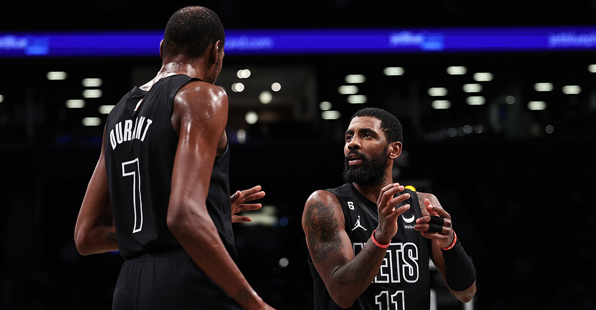 nba篮网和雄鹿是几比几(43分钟 39分钟,杜兰特欧文拼光子弹!