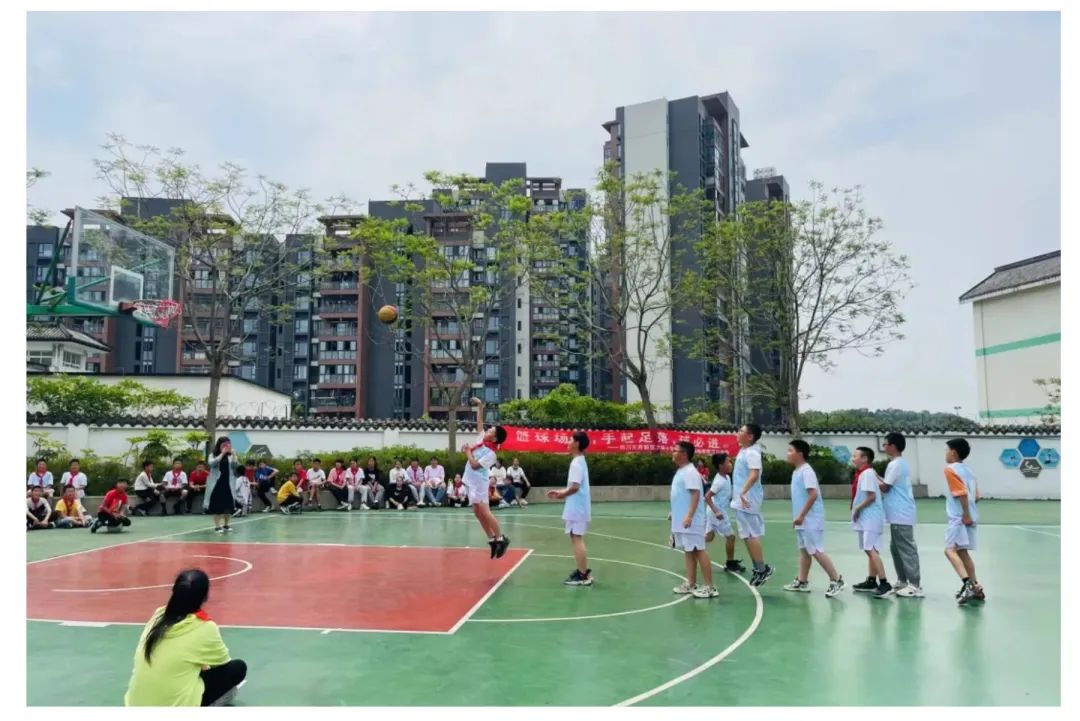 四川天府新区大林小学开展校园篮球班级联赛系列活动