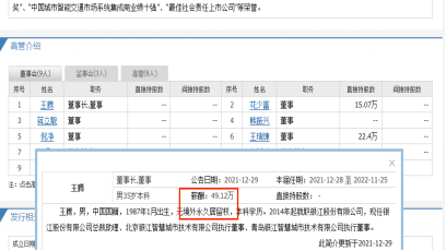 银江技术董事长王腾很年轻35岁 公司刚收关注函称“工作疏忽”