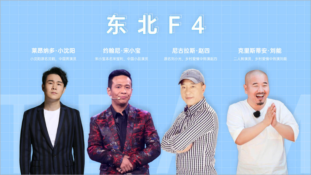 东北f4的团队ppt,我改了11页