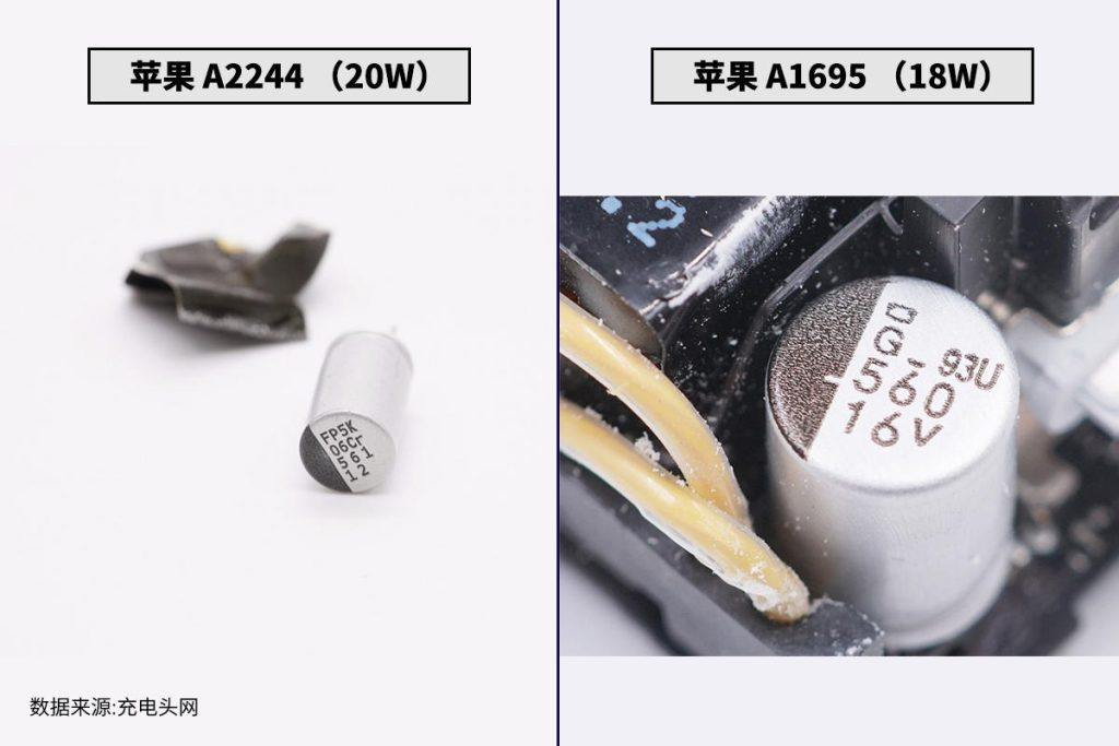 功率差2W有何區別？蘋果20W和18W充電器拆解對比