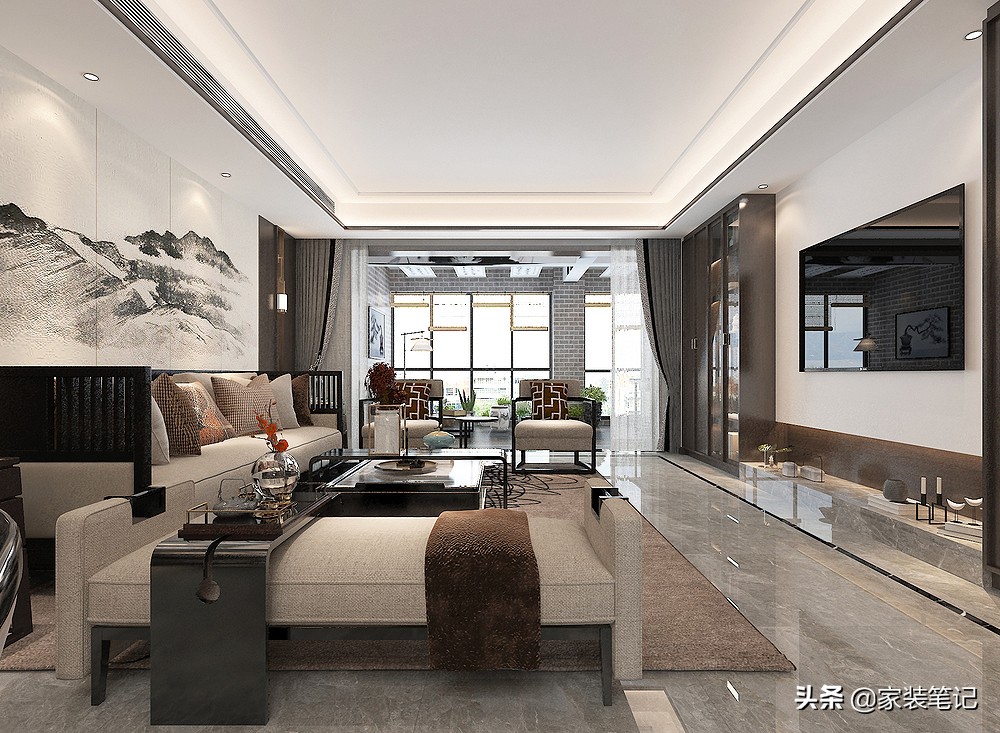 新中式入户玄关设计效果图：典雅禅意，尽显东方美学韵味