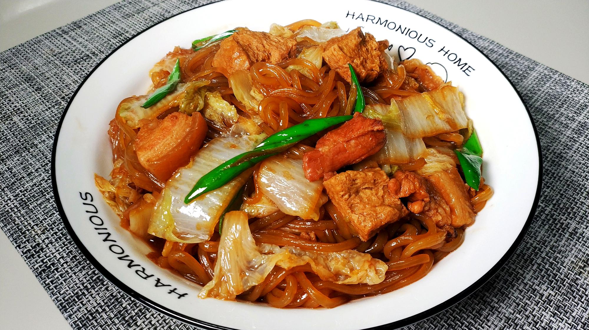 圖片[2]-【白菜五花肉燉寬粉】做法步驟圖 營養好吃超下飯-起舞食譜網