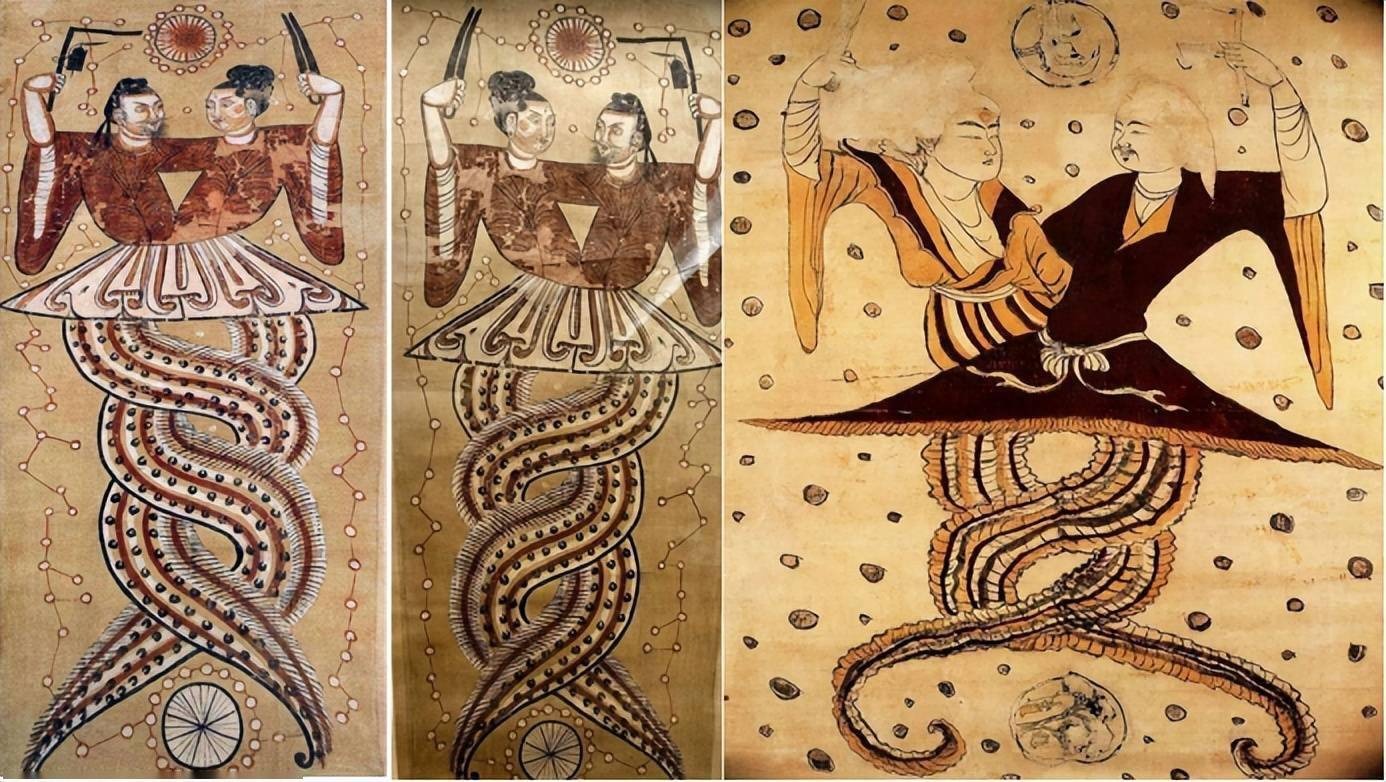 女娲伏羲图好恐怖 女娲伏羲手中的规矩-大连号