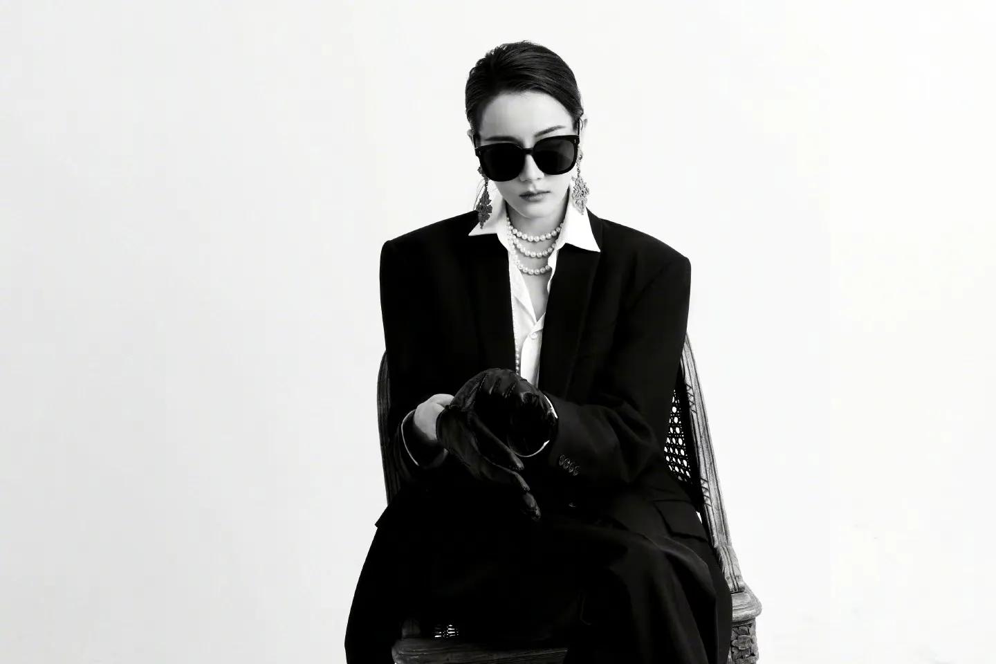 迪丽热巴穿西装太绝了吧