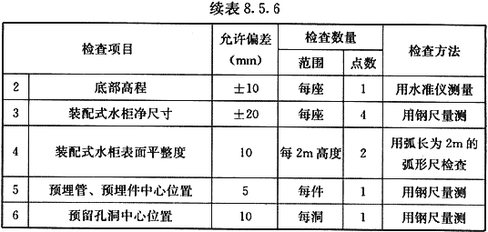 给水排水构筑物工程施工及验收规范 GB 50141-2008