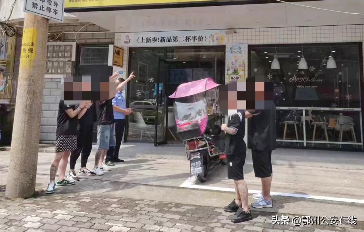 团伙流窜鄂州盗窃店铺4起 10小时5人全部落网