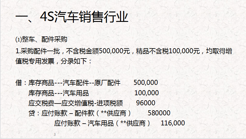 汽车4s店会计不好做？超全汽车4s行业账务处理快收下，太实用了