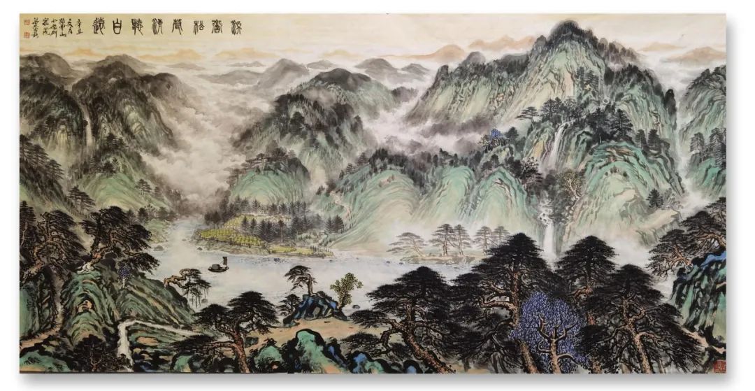 纪念孔子诞辰2573周年中国书画名家优秀作品展——梁荣新