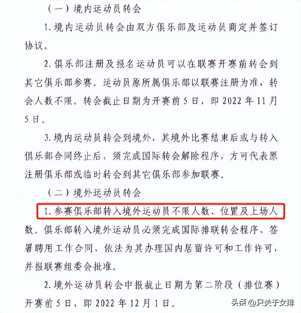 意甲外援限制(女排联赛也不限制外援！排超联赛重新洗牌，是否走向另一个极端？)