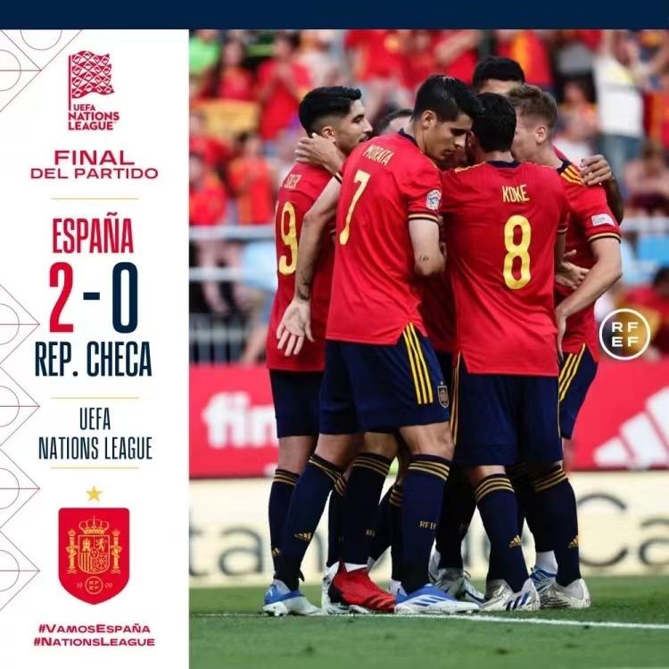 索莱尔破门 萨拉维亚替补建功 欧国联-西班牙2-0捷克升至小组第一