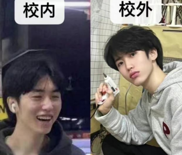 大学生“校内VS校外”走红，前后好似“换头”，男生比女生还惊艳