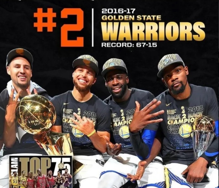 nba有哪些著名球隊（美媒評歷史最強球隊，巔峰詹科鄧落榜，17年勇士排第2）