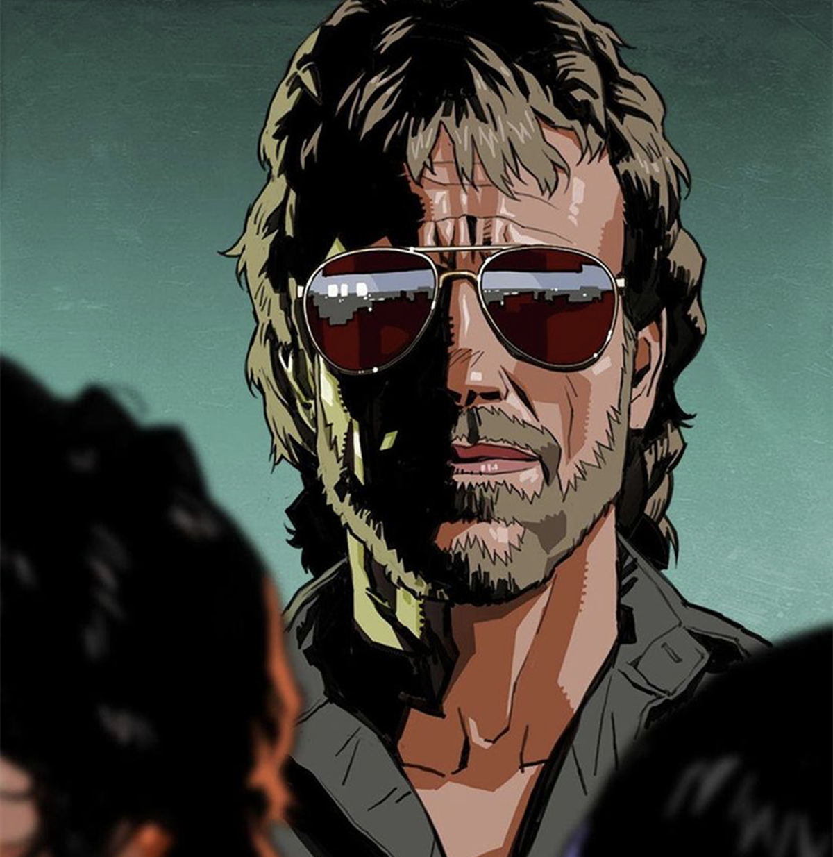 nba球星壁纸动漫(美漫画风下的功夫明星,这些帅气的角色你能够一眼认