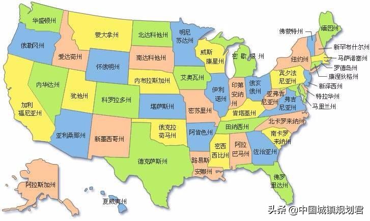 美国地图超清版大图图片