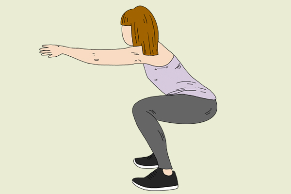 女性坚持做深蹲，会发生3个喜人的变化，一天做几个能达到效果？