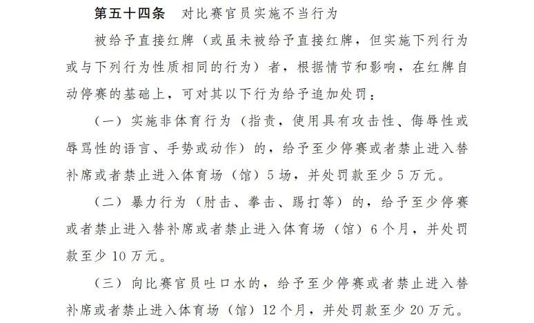 需控制场内人员情绪反应（足协开59万罚单有据可依！需反思的，不止被罚人员）