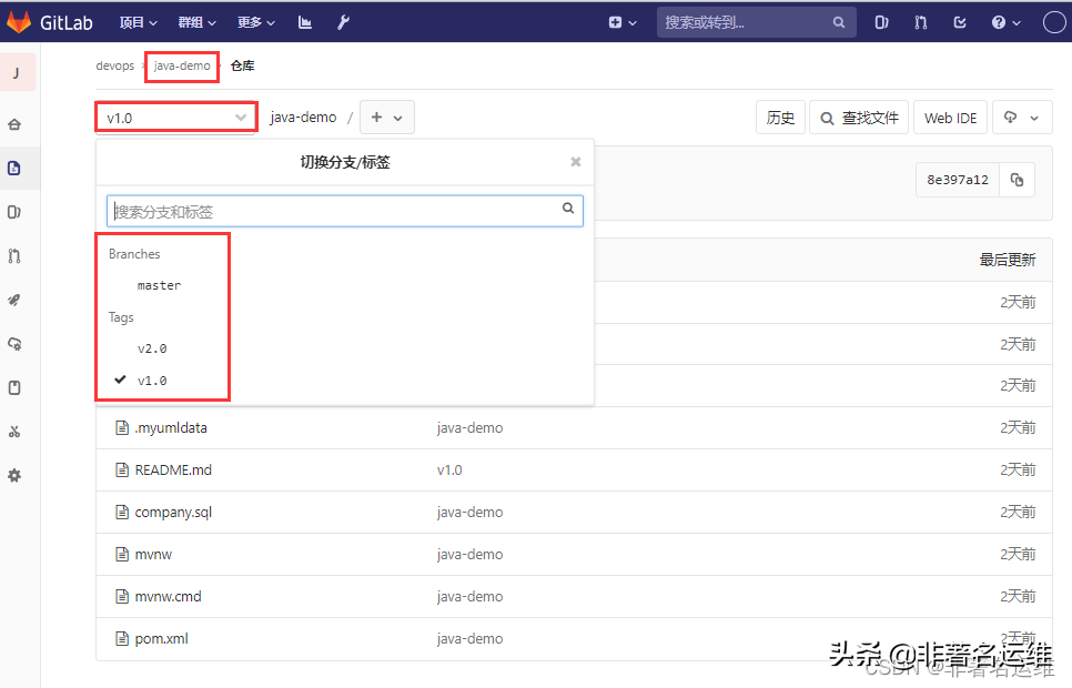 Jenkins+Gitlab+Nginx+Maven编译Java项目自动发布与基于tag回退
