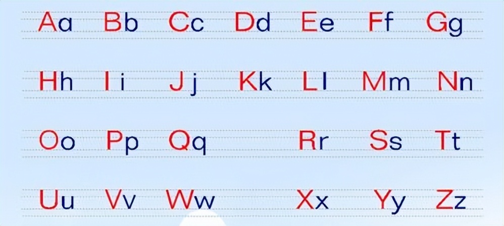 26个英文字母大小写 英文字母表26个大小写标准-文化号