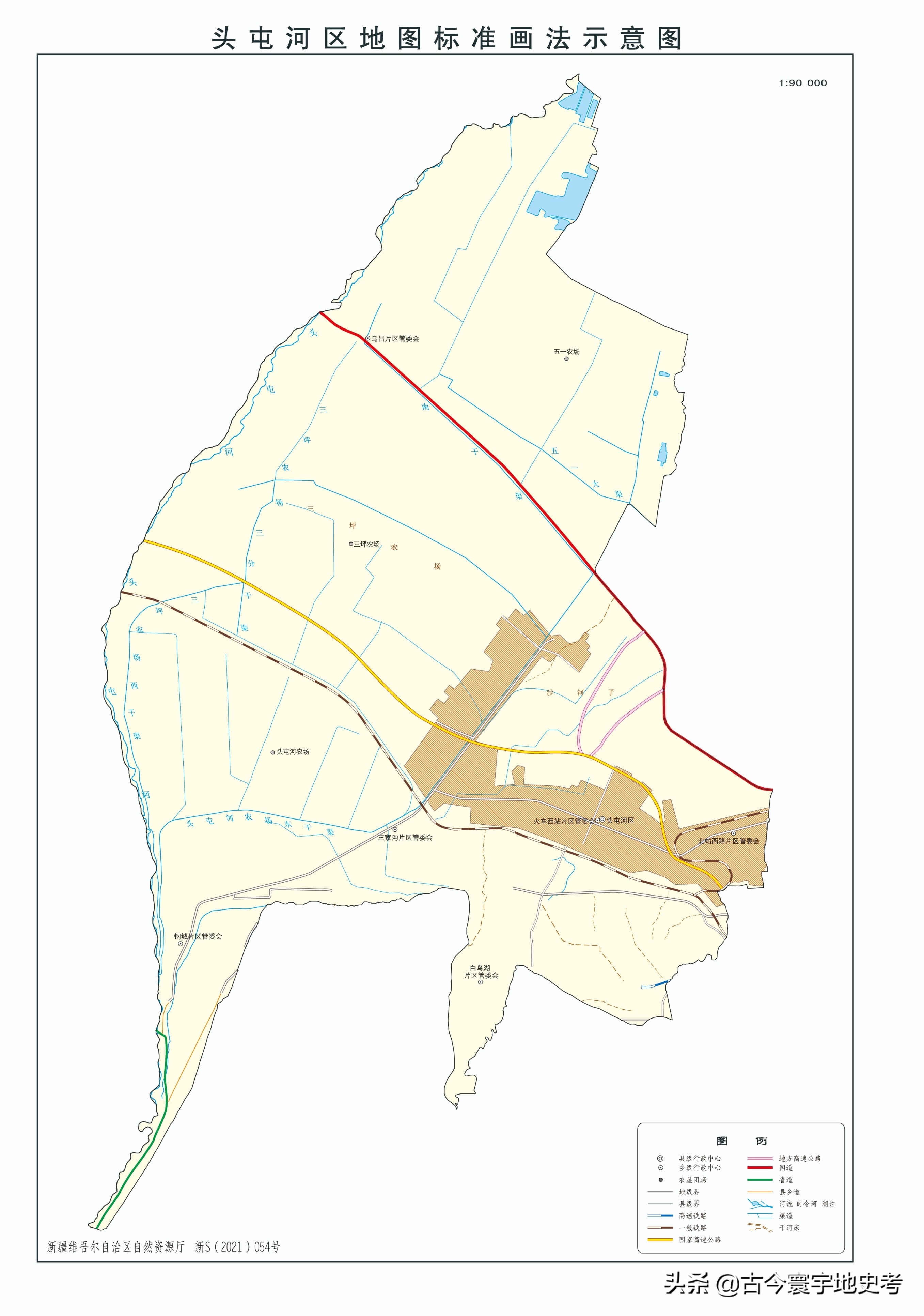 新疆维吾尔自治区各地市州、县地图