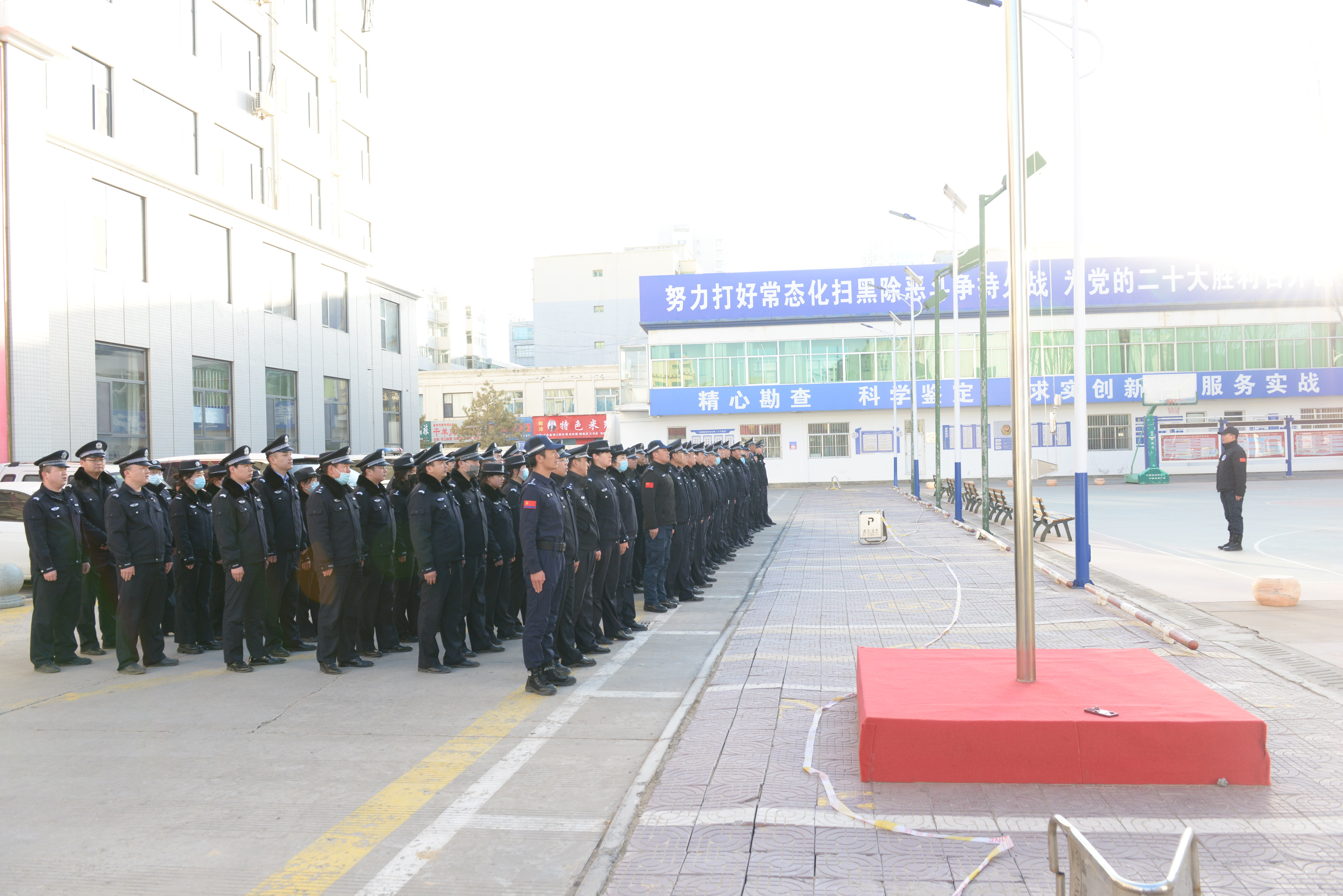 靖边公安开展警务技能轮训“第二训”