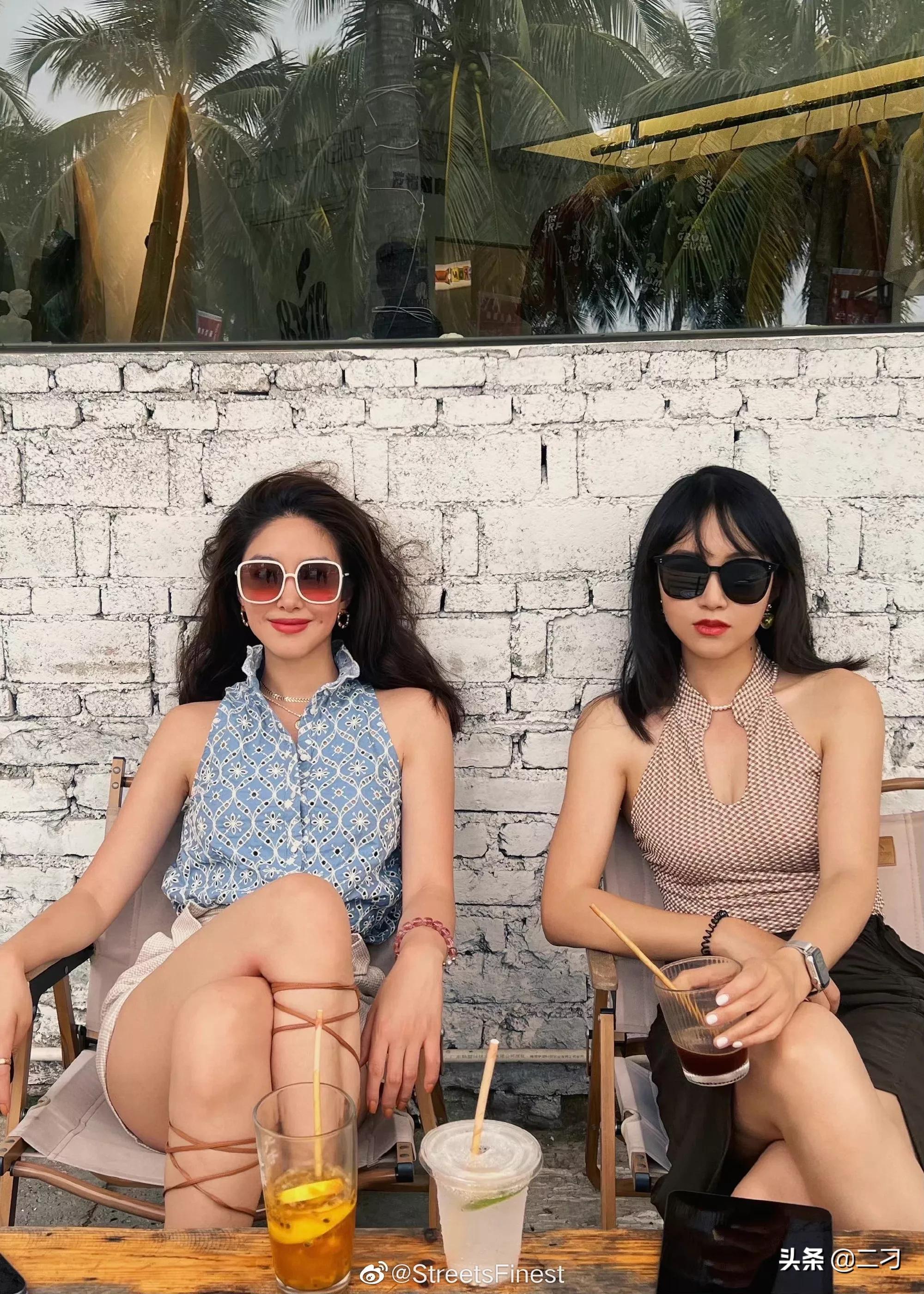 杨采钰 近期度假穿搭