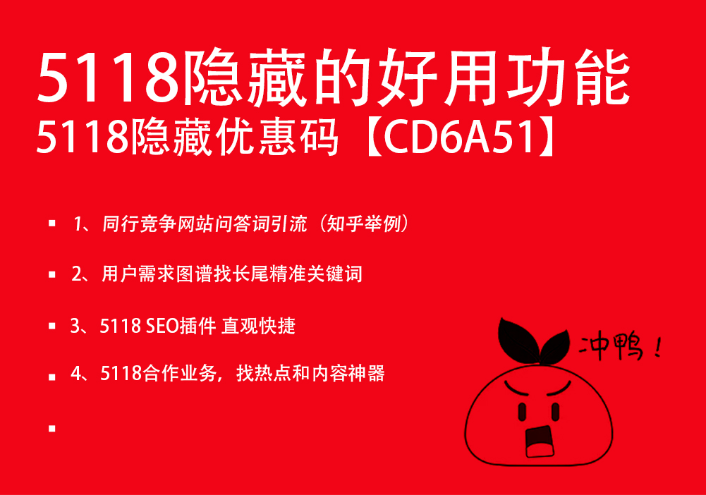 5118优惠码怎么用？