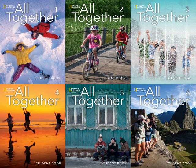 国家地理少儿英语教材《All together》1-6年级（含教材+练习册+音频+视频+闪卡）