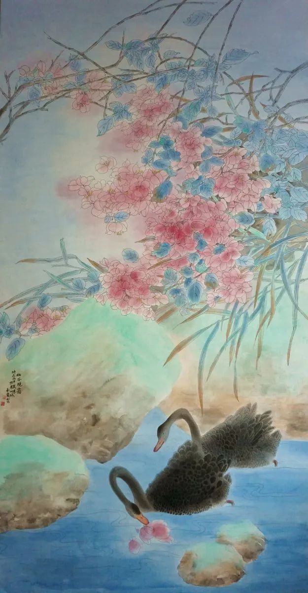 素笺静花——钟彩霞花鸟画
