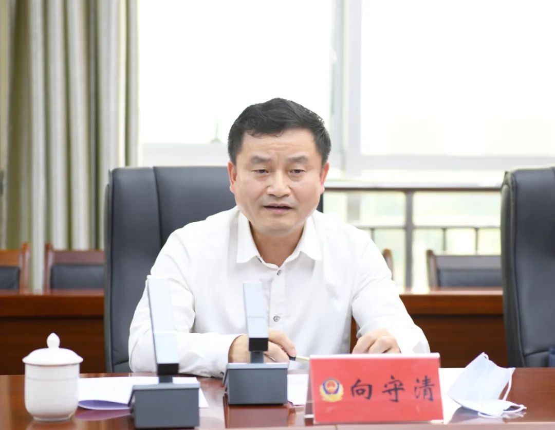 向守清带队赴市公安局局开展疫情防控执法检查