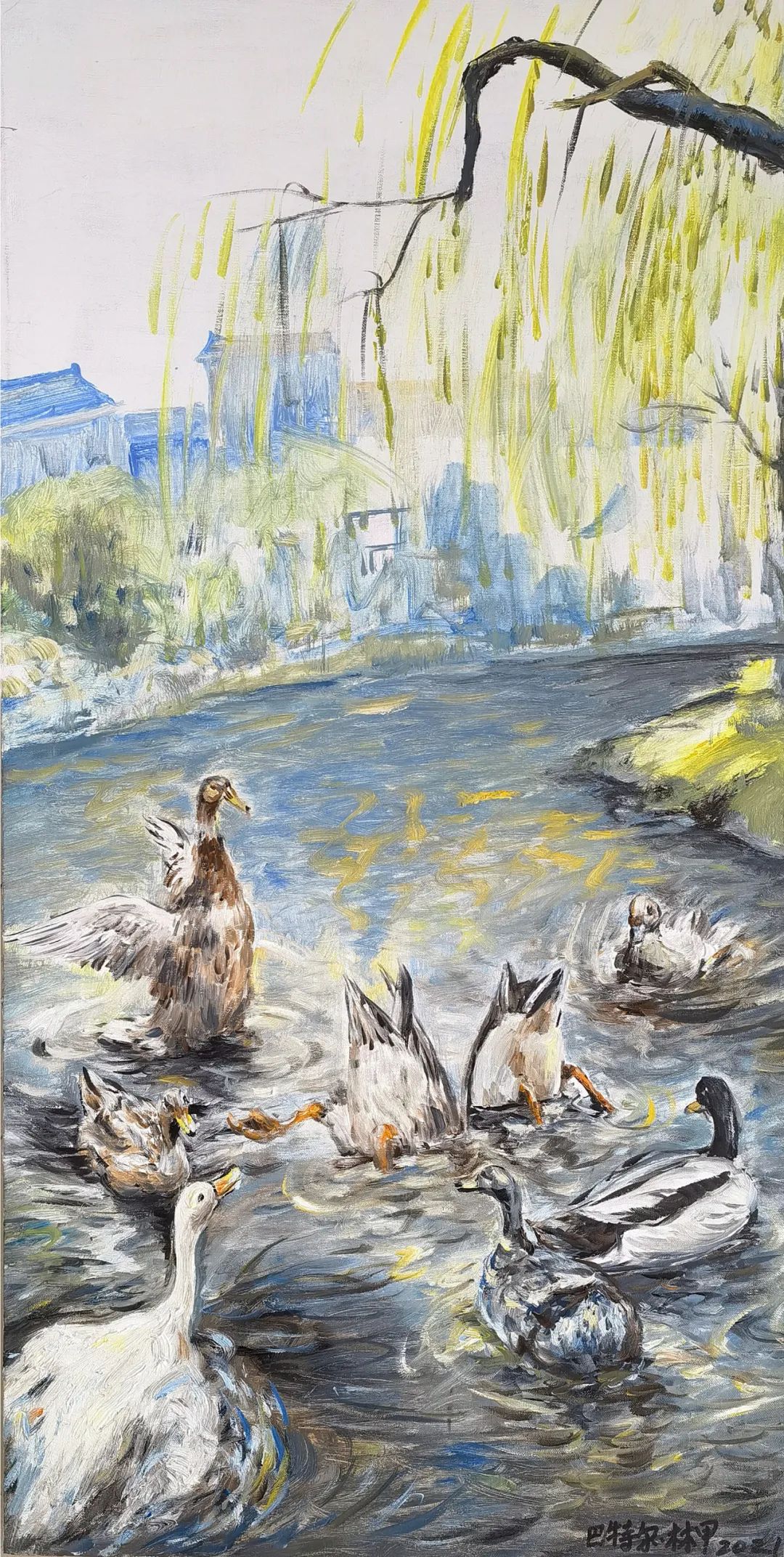 「收藏推荐」新时代艺术逐梦者巴特尔林甲作品展