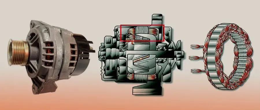 汽车发电机有什么作用，发电机组件名称图