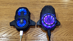 新旧两款对比，新红魔涡轮散热背夹效果更冷、更酷炫