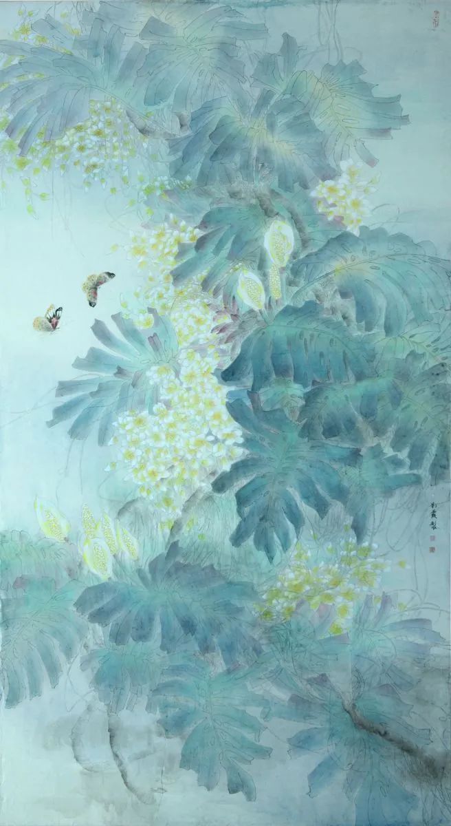 素笺静花——钟彩霞花鸟画