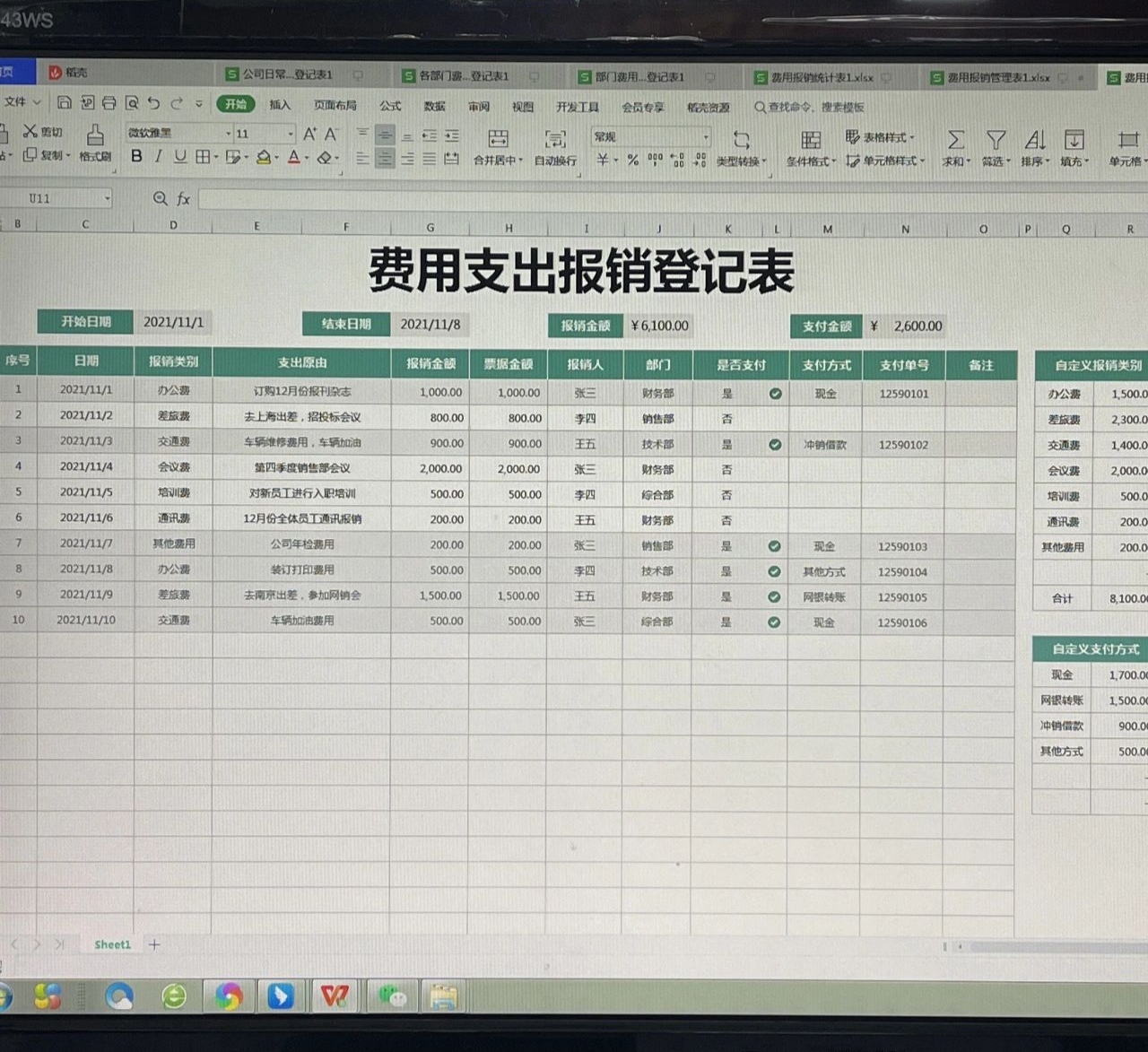 不愧是20年经验的老会计，整理的30张费用报销报表模板，太实用了