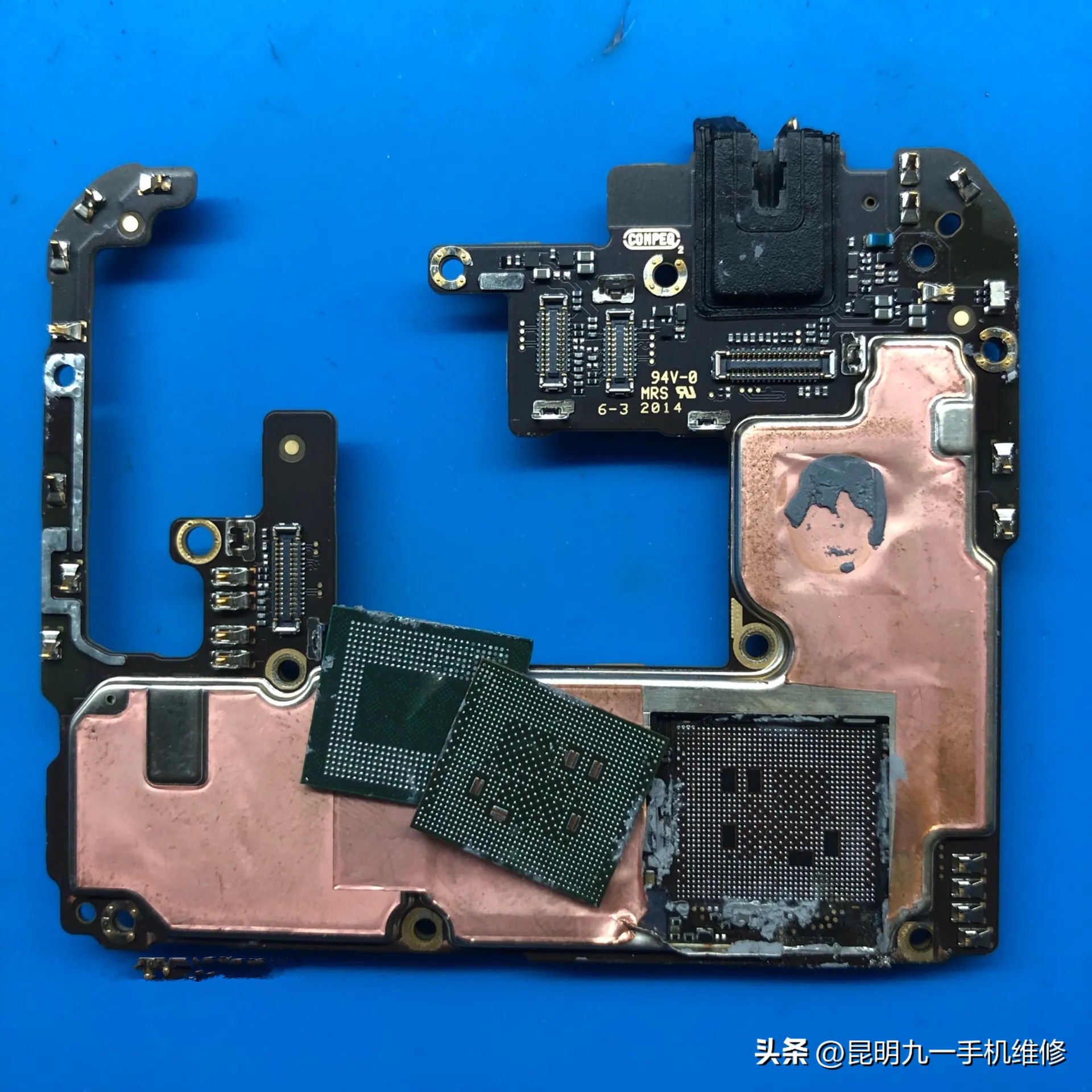 去第三方维修点维修红米手机不开机的问题,我们是不需要更换整个主板