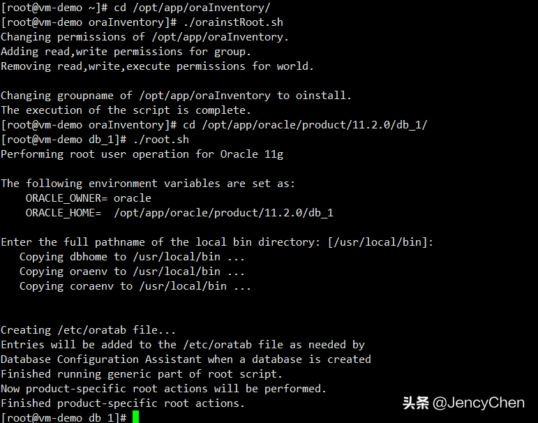 CentOS 7.6下安裝Oracle 11.2.0.4