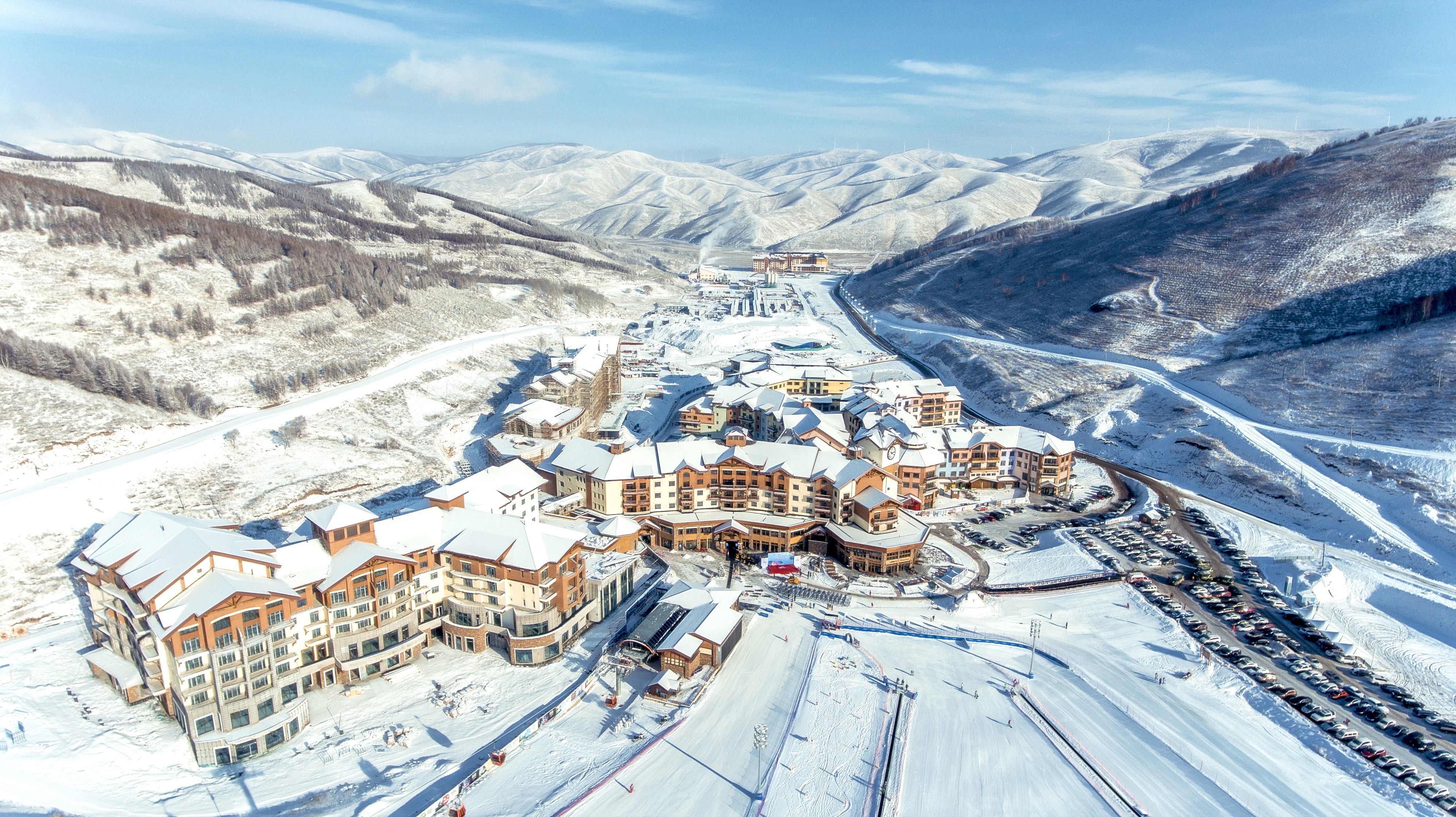 雪都滑雪场高级道图片