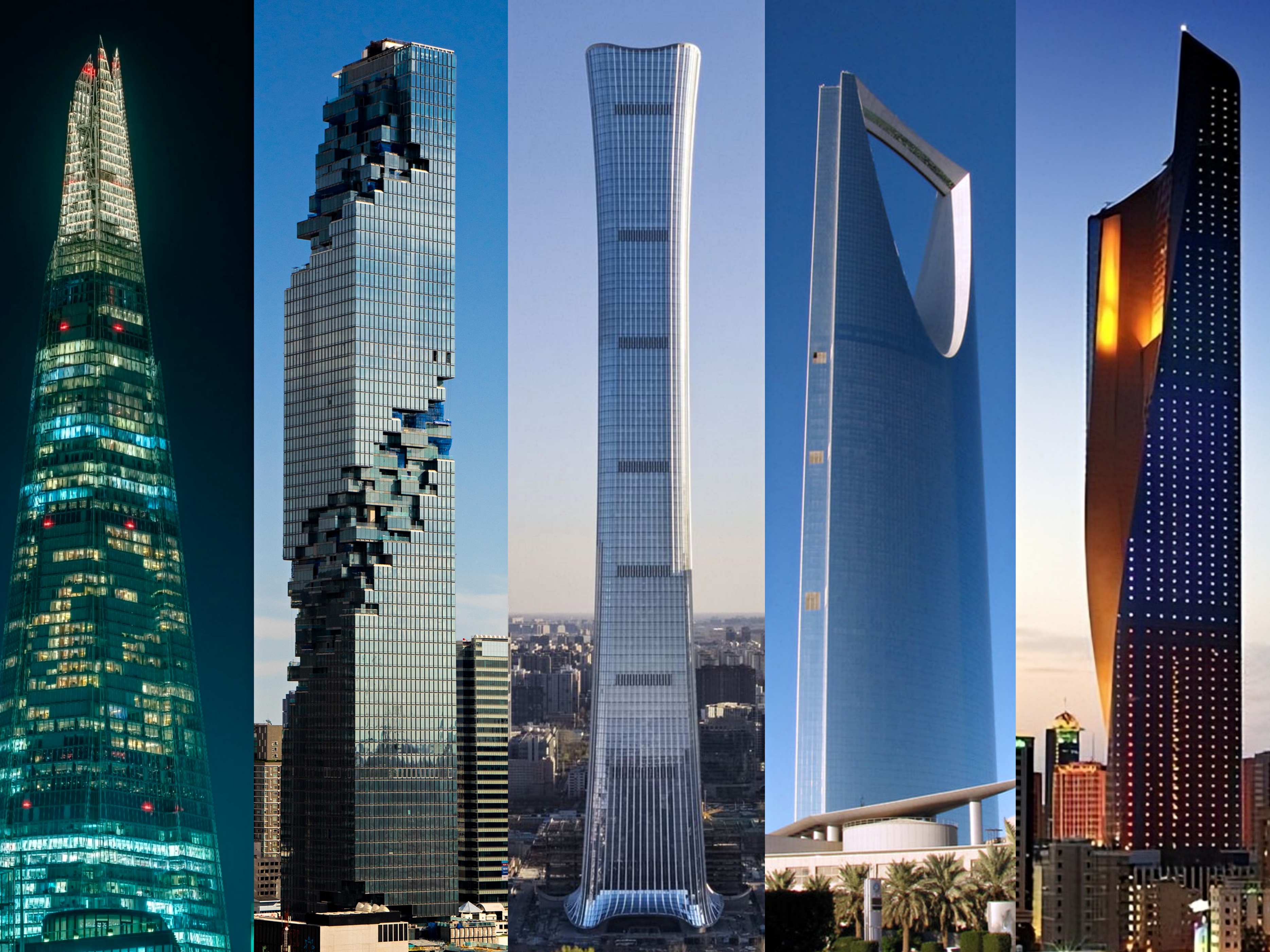 城市天际线:又称城市轮廓,是指由城市中的高楼大厦构成的整体结构,或