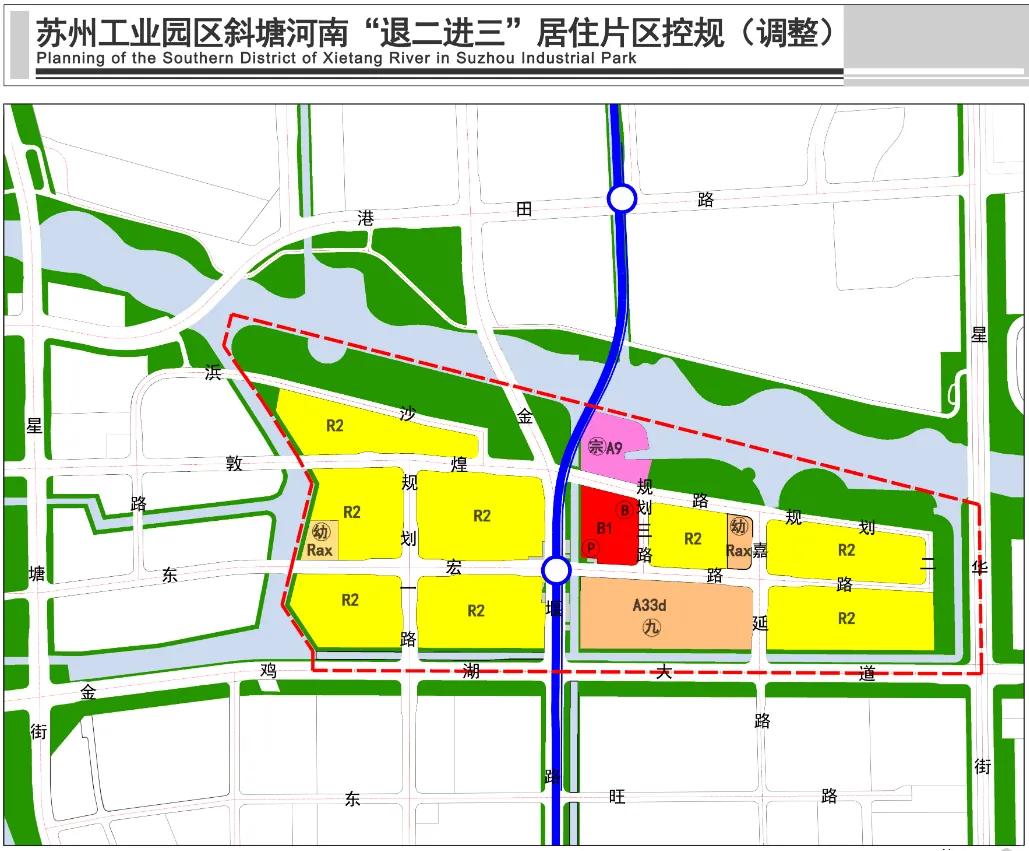 奥体南规划(上海周边核心城市苏州 奥体南，学校轨交商业园区超100万方新地块)