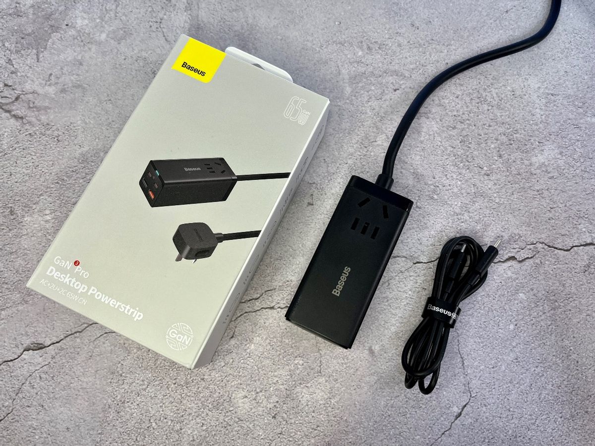 满足供电需求，极致简约整洁桌面，倍思GaN3 Pro氮化镓桌面充电器