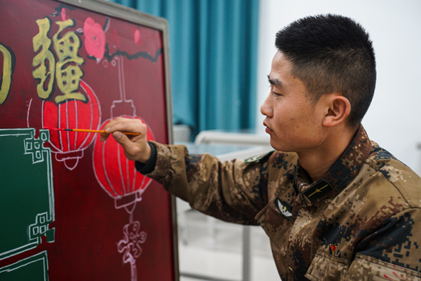 南部战区某旅：快来围观兵哥哥们的新年祝福